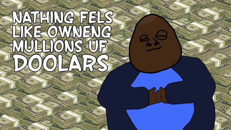 NATHING FELS LIKE OWNENG DOOLARS