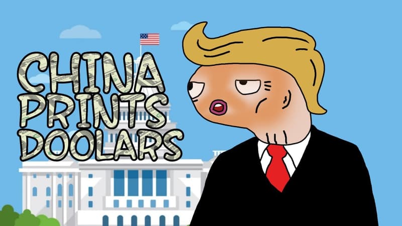 CHINA PRINTS DOOLARS