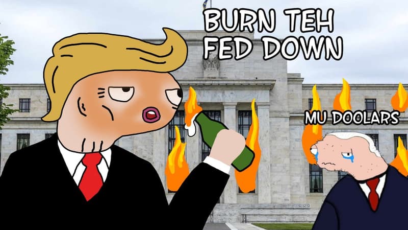 BURN TEH FED DOWN
